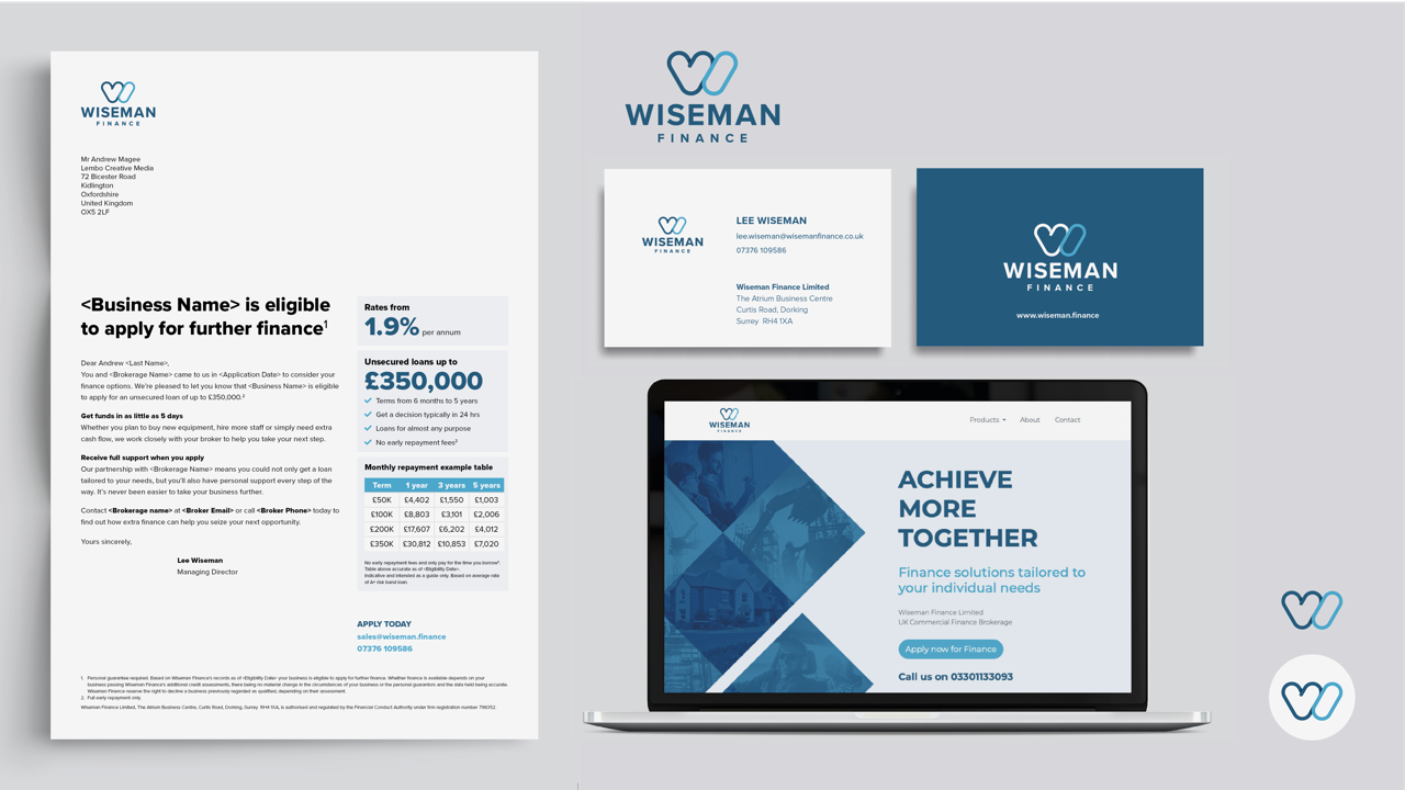 Wiseman Finance Branding